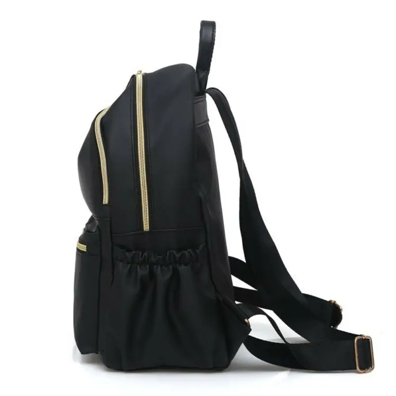 

2019 New CANIS Women Backpack Solid Oxford Cloth Waterproof Rucksack Ladies Girls Zipper Soft Bag
