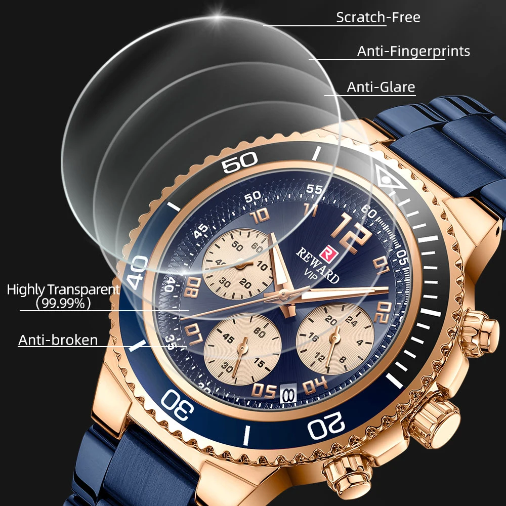 Часы наручные мужские кварцевые брендовые Роскошные водонепроницаемые