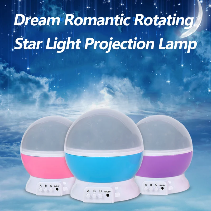 Проекционная лампа ночник Подарки домашний декор USB мульти узоры креативные