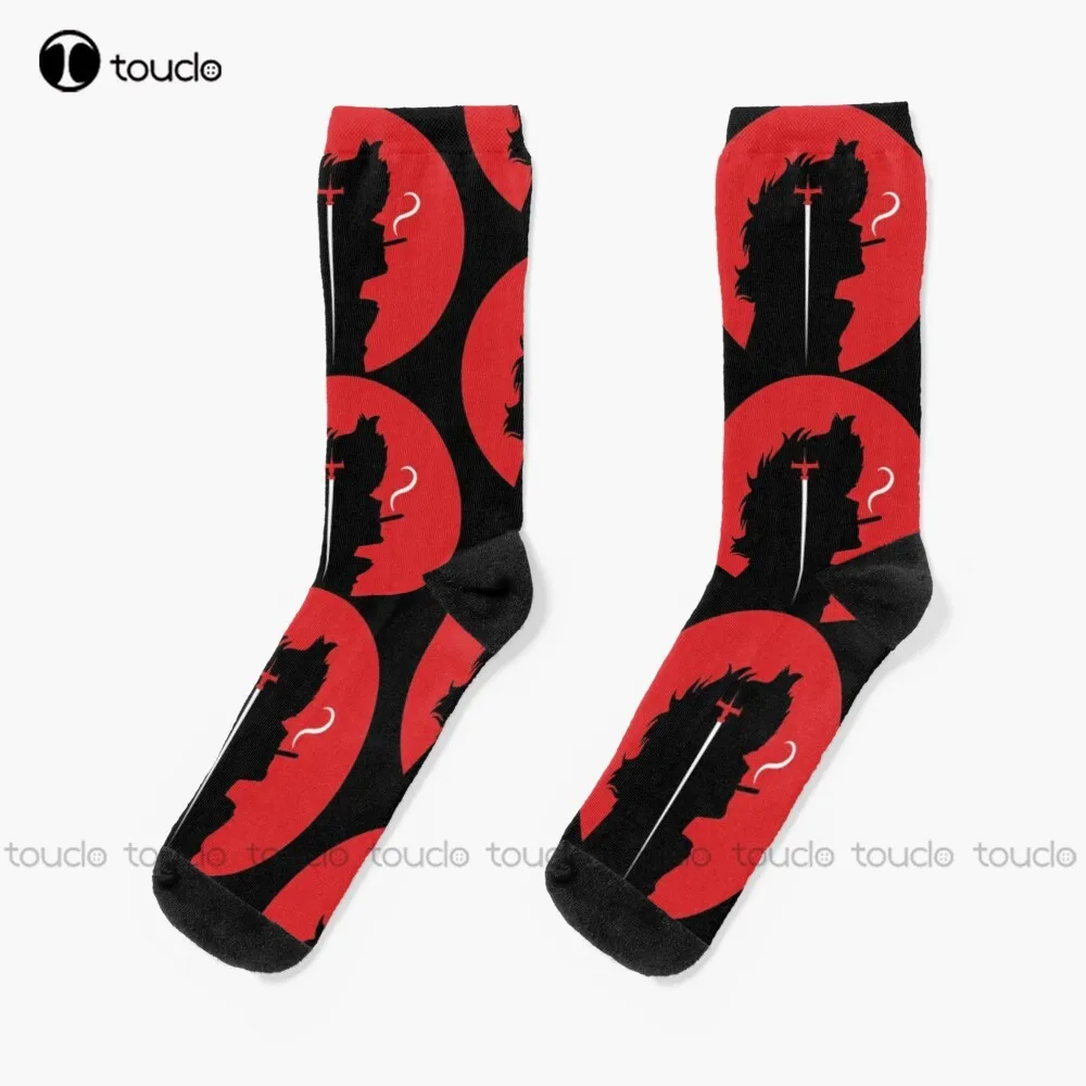 

Cowboy Bebop Anime Cowboybebop Socks Girls Soccer Socks Personalized Custom Unisex Adult Teen Youth Socks 360° Digital Print