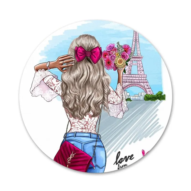 Детская мама счастье Модный Лето Осень значок для девочек Фотография Одежда