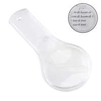 magnifier hand held 8x magnifying loupe reading glass lens exquisite workmanship for inspecting jewelry checking maps