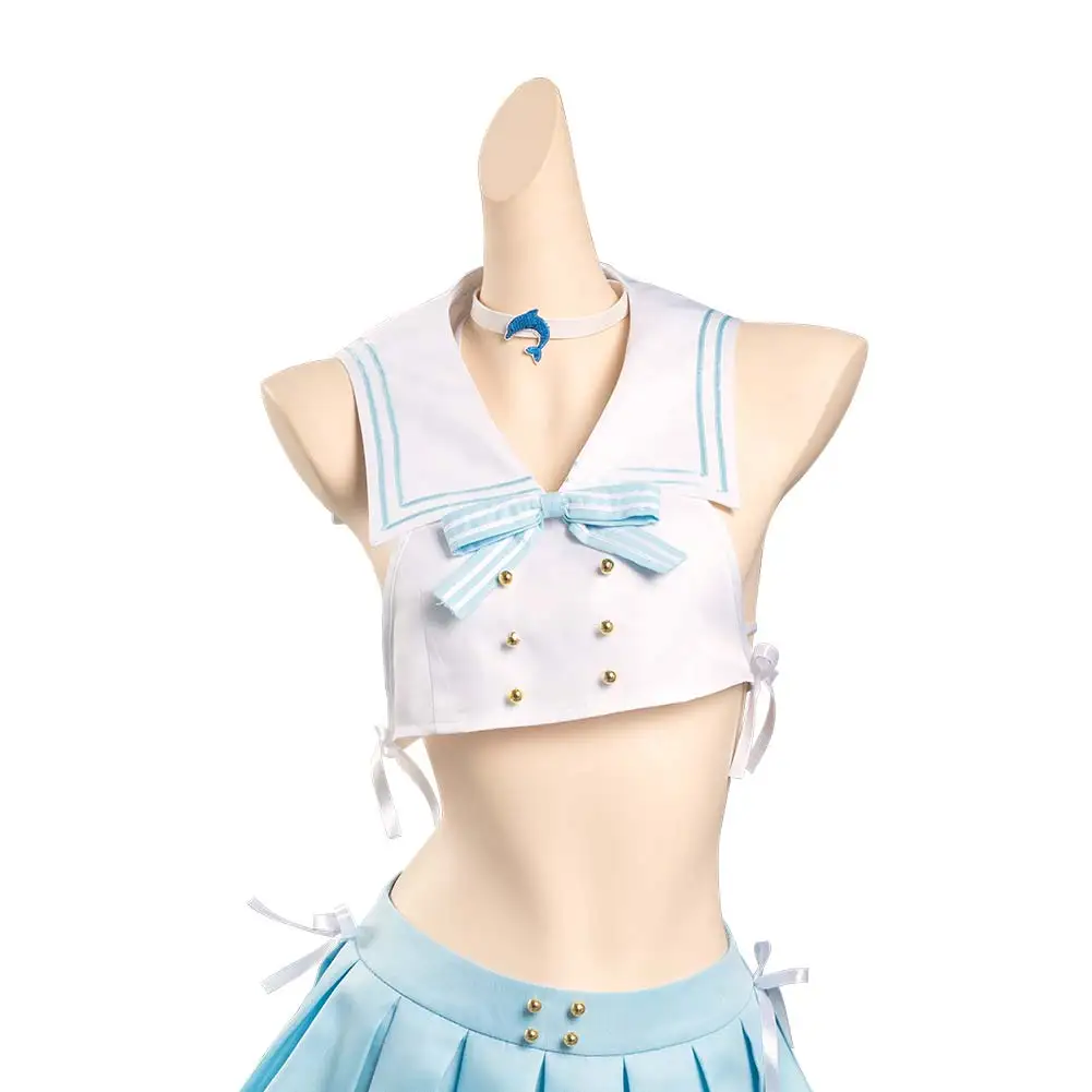 

Fate Grand Order Cosplay Joan of Arc Jeanne dArc Cosplay Costume Sailor Suit Dress Skirt