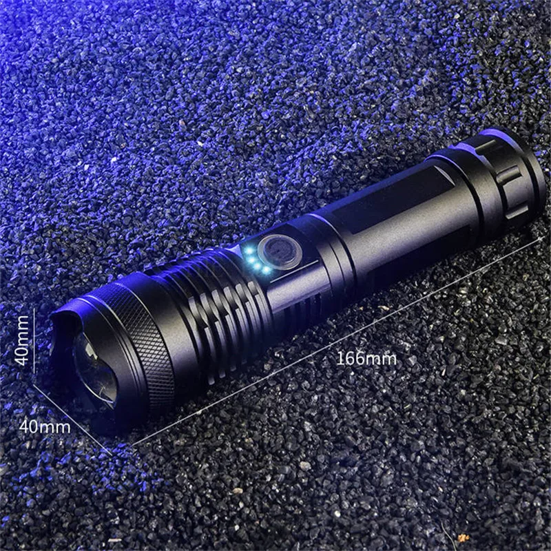 Самый мощный светодиодный фонарик XHP90 масштабируемый тактический Xhp70 XHP50 18650 или