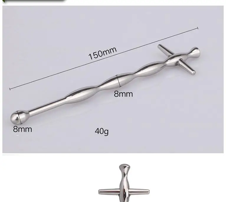 15 см длинный мужской 304 из нержавеющей стали крест уретральный со звуком