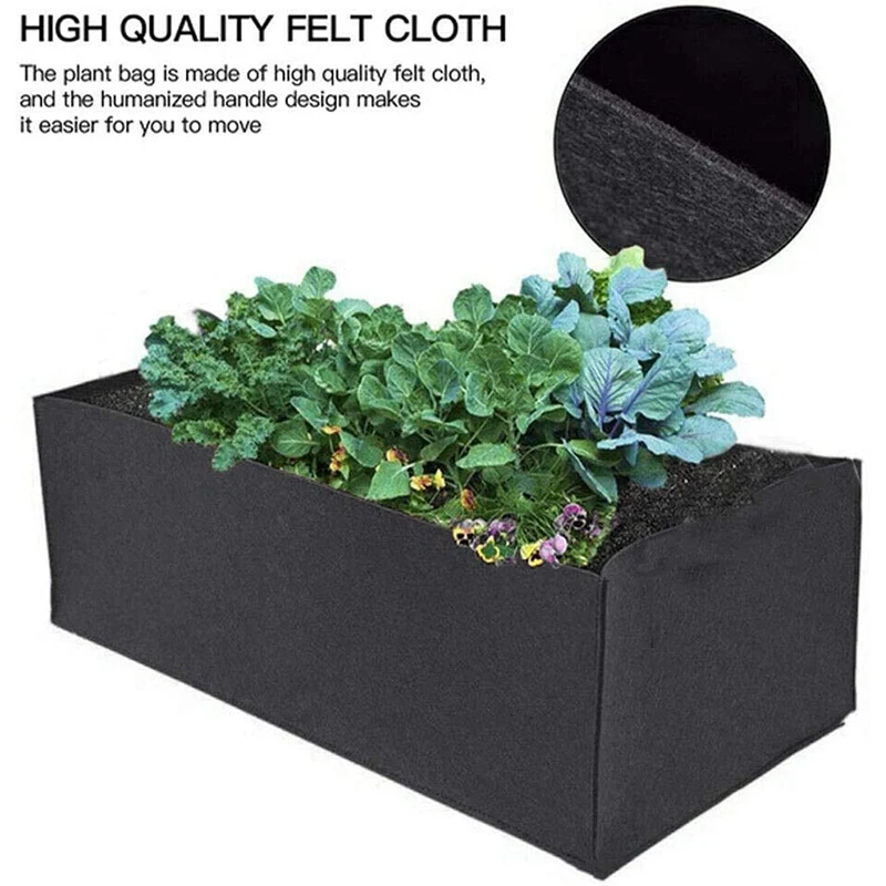Тканевая поднятая садовая кровать квадратный садовый мешок для выращивания