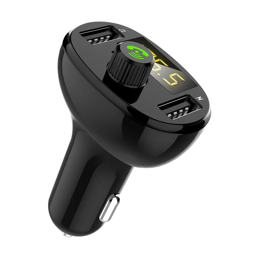 Автомобильный Bluetooth-трансмиттер с 2-мя USB-портами и FM-модулятором | Автомобили