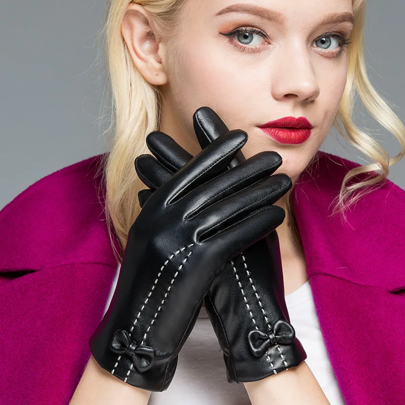 

Мужские зимние теплые перчатки с сенсорным экраном, теплые велюровые спортивные перчатки для велоспорта, велосипеда, кемпинга, пешего тури...