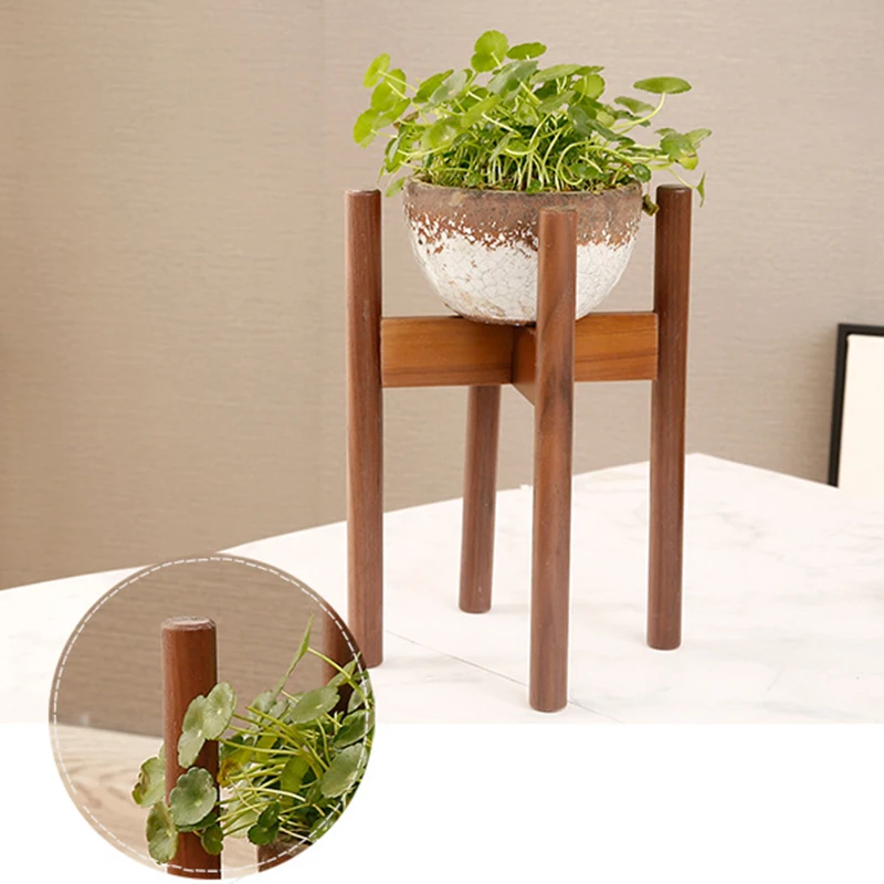 Деревянная стойка для цветочных Горшков | Дом и сад