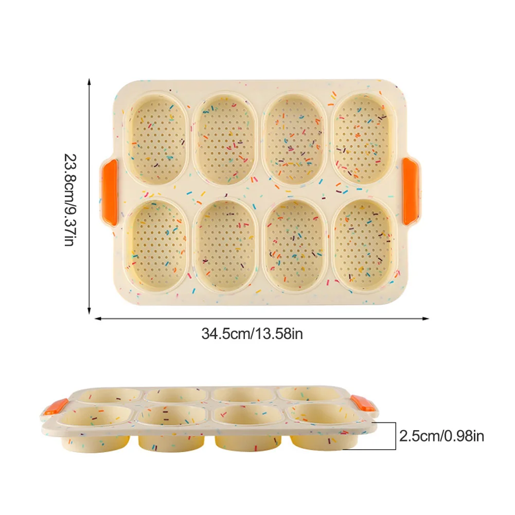 

Food Grade Silicone Material Double-Color Cake Mold Non-Toxic And Odorless Durable Household Use Temperature Resistance Soft