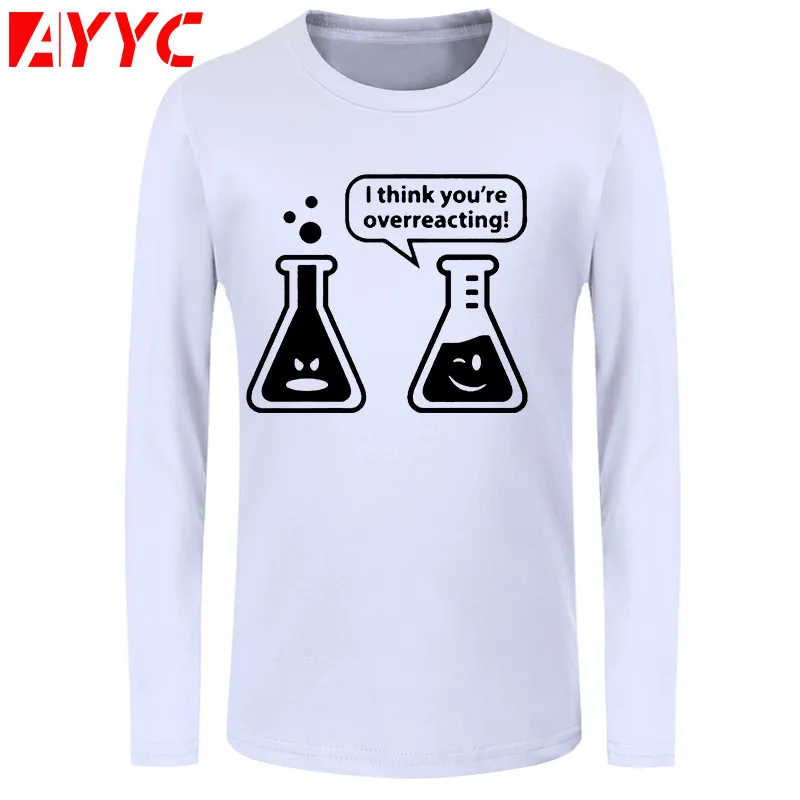 Мужская футболка с длинным рукавом AYYC изображением животных цифровая надписью You