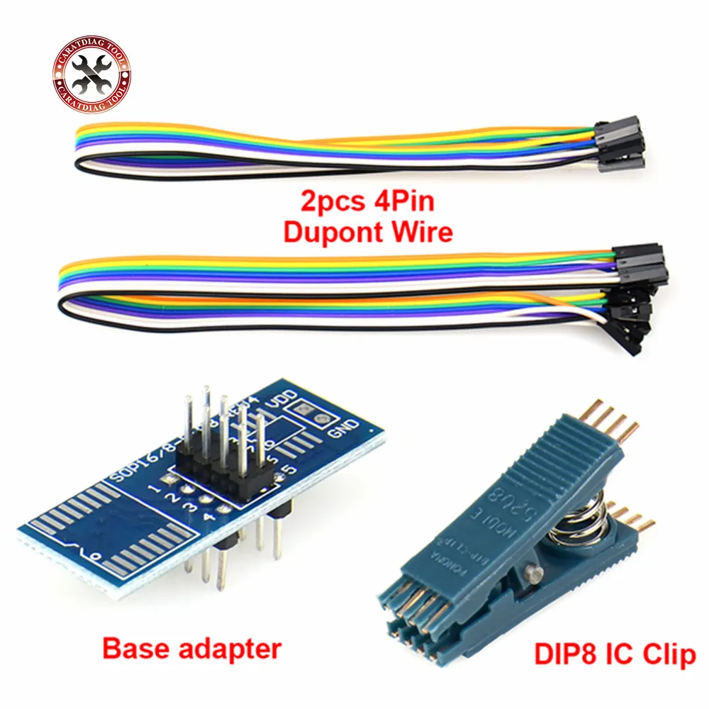 Зажим для тестирования измерительный SOIC 8soic8 DIP8 DIP 8 Pin IC Tools зажим программирования