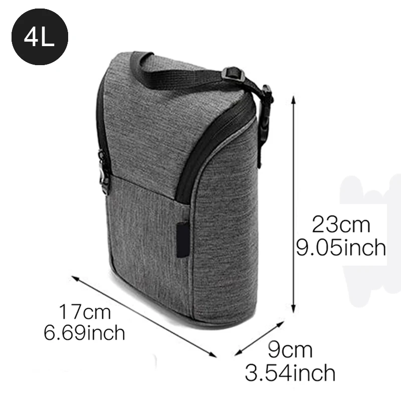 4L маленькая легкая сумка для ланча женщин детский рюкзак на молнии пикника