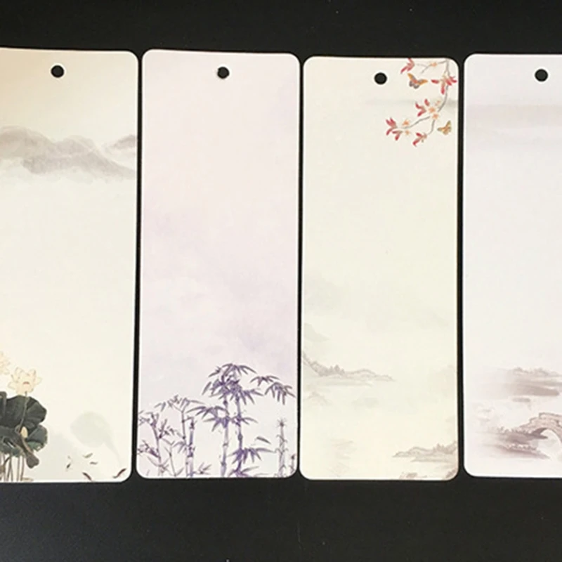 

Landscape Bookmarks for Book Lovers Read Office School Flower Bird Print