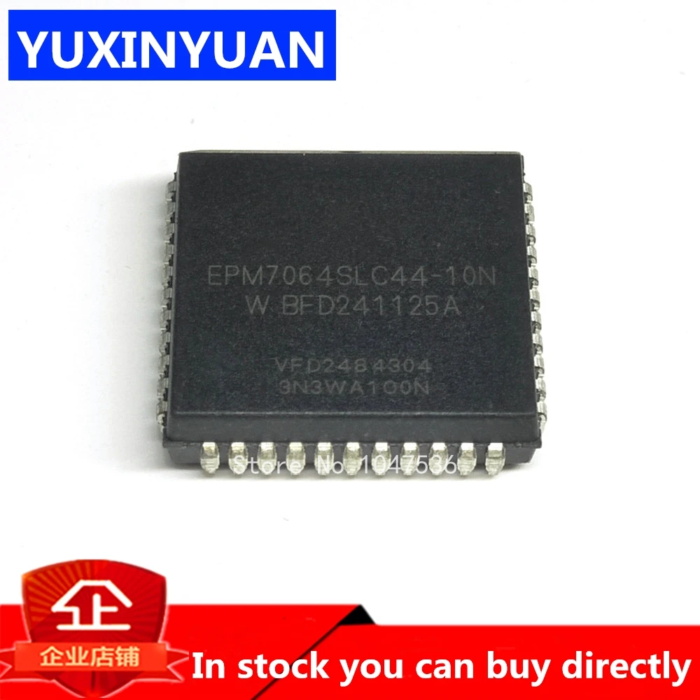 5pcs/lot EPM7064SLC44-10N EPM7064SLC44 EPM7064 PLCC44 IC CPLD 64MC 10NS 44PLCC IN STOCK | Integrated Circuits