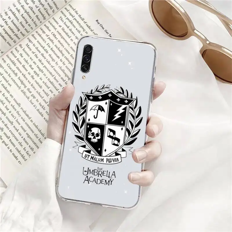 

Fundas Umbrella Academy Phone Case Transparent For Samsung Galaxy A71 A21s S8 S9 S10 plus note 20 ultra