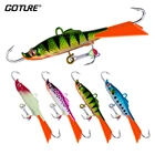 Приманка для подледной рыбалки Goture, светящийся джиг-балансир со свинцовым балансиром для зимней рыбалки на щуку, окуня, форели, Судака, 6,8 см, 15 г