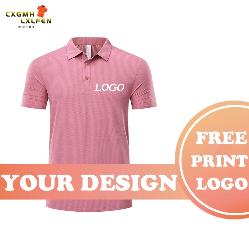 Рубашка поло 7 видов цветов изготовленным на заказ логосом с коротким рукавом