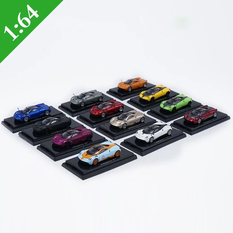 Высокотщательная модель автомобиля из сплава hortus Pagani 1:64 статическая