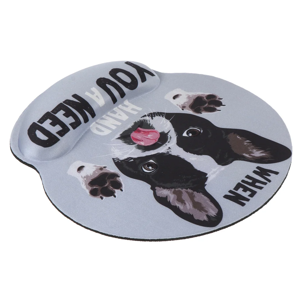

Cartoon Dog Pattern Gaming Pad Working Mat with Wrist Support