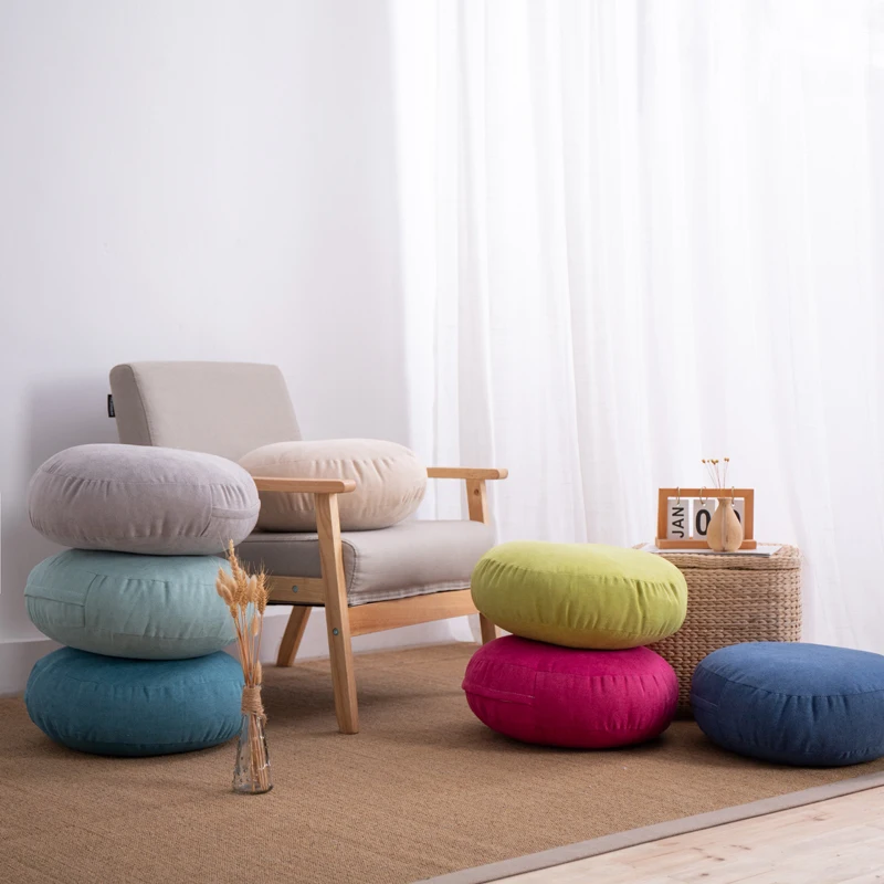 Хлопковая и льняная Удобная подушка для друзей или семьи во время вечеринки