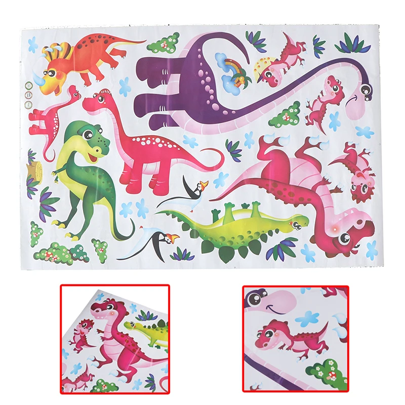 Динозавр наклейки на стену детская комната Домашний декор динозавр виниловая