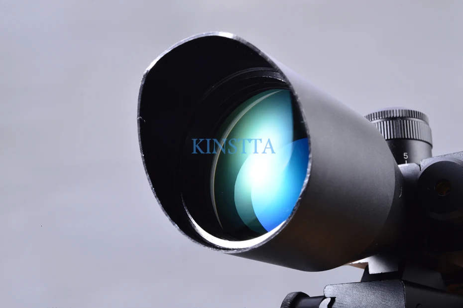 KINSTTA 2,5-10x40 двойной подсвечиваемый лазерный прицел для винтовки, солнцезащитный козырек с красным лазером для охоты CS Battle