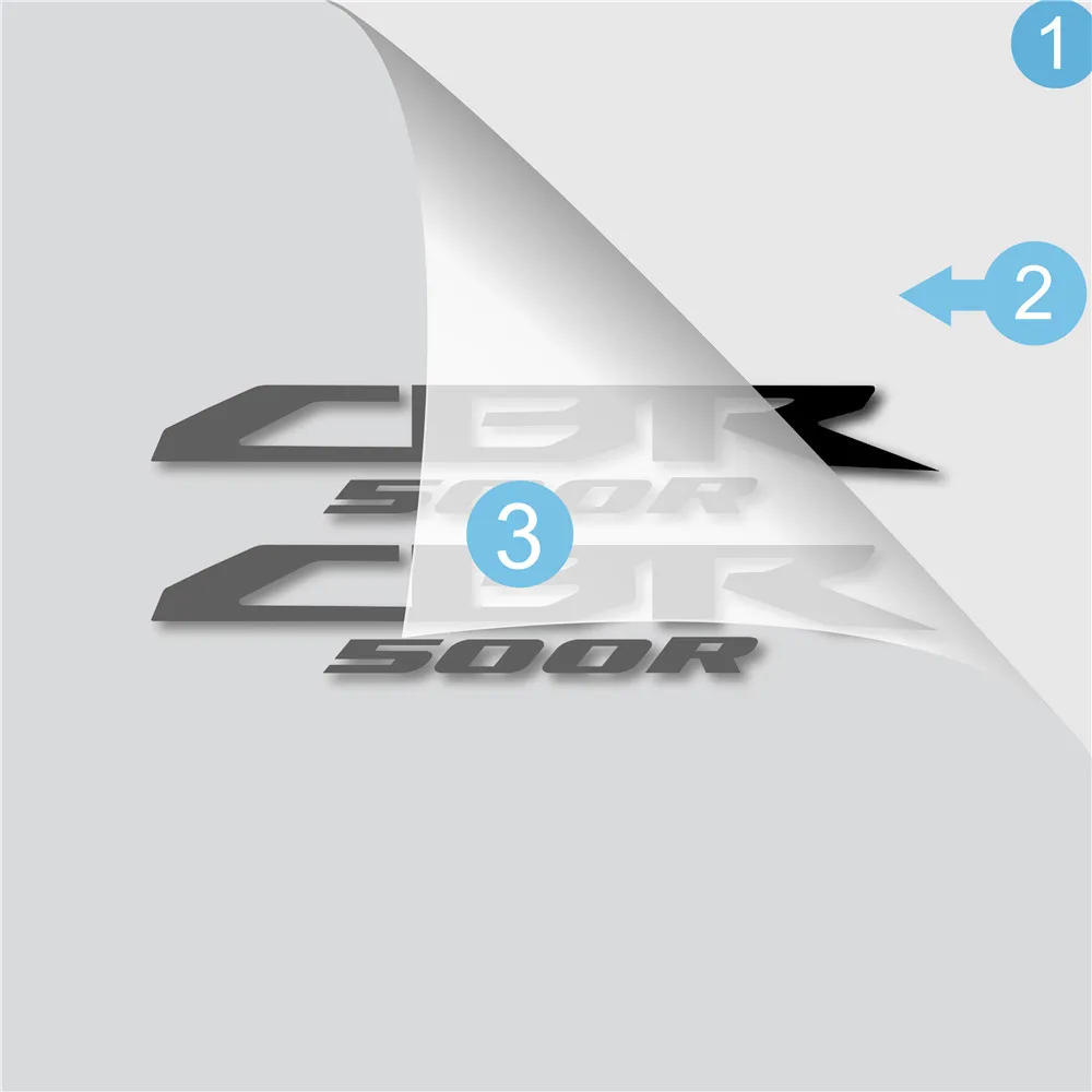 

Stickers Motorcycle bicycle fuel tank sticker wheel helmet MOTO waterproof reflective logo decal For HONDA CBR500R cbr 500r