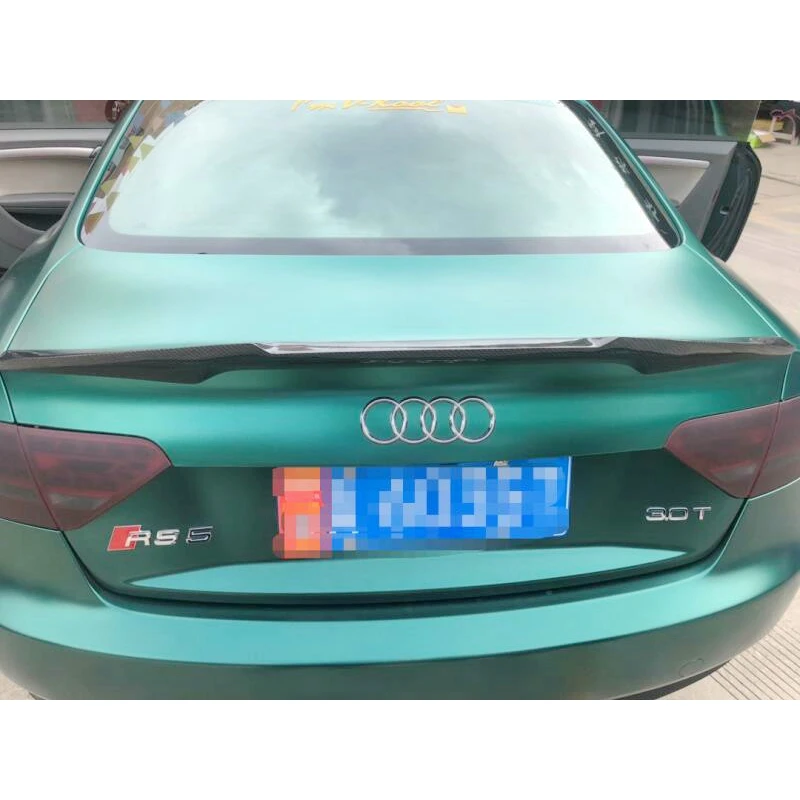 

For Audi A5 Carbon Fiber Rear Spoiler Wing 2-Door and 4-DoorCoupe 2009 - 2016