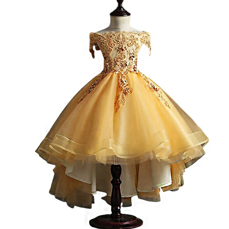 От 2 до 12 лет высокого класса для детей на день рождения вечерние платья девочек