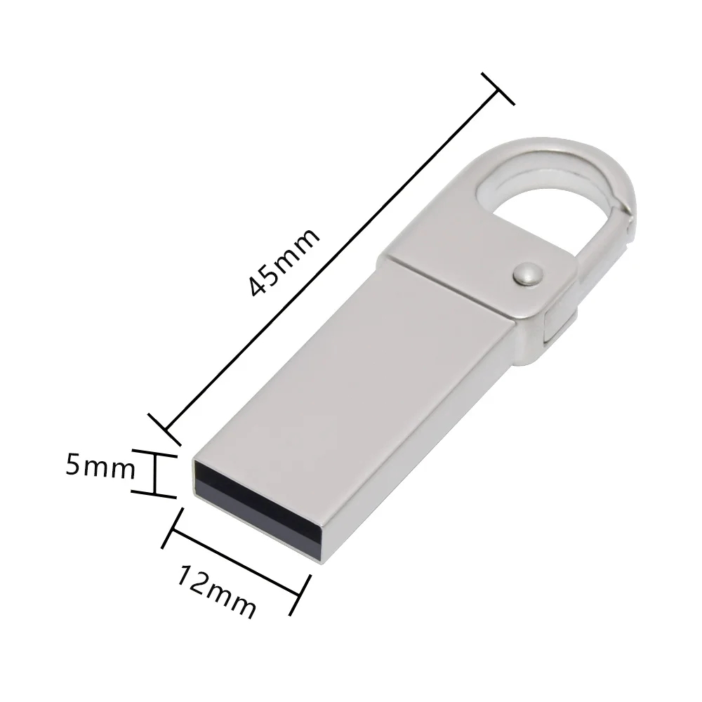 USB флеш-накопитель в виде ручки серебристый/металлический 2 0 32/64/128 ГБ 16/8/128 МБ |