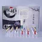 24 банки, профессиональные вакуумные банки, очки, массажер для тела и целлюлита, набор китайской медицинской терапии, присоски для облегчения боли Guasha