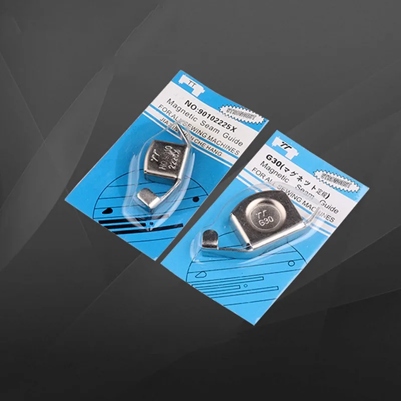 

Magnetic Seam Guide Sewing Accessories Narrow Rolled Hem Sewing Machine Presser Foot Setting Gauge Household Sewing Tools 2PCS