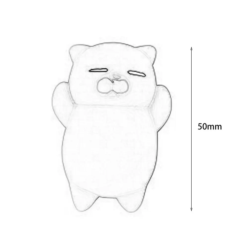 

1PC Cute Mochi Squishy Cat Toy Antistress Ball Stress-Relief Soft Mini Animal Squeeze Decompression Healing Toy Kids Funny gift