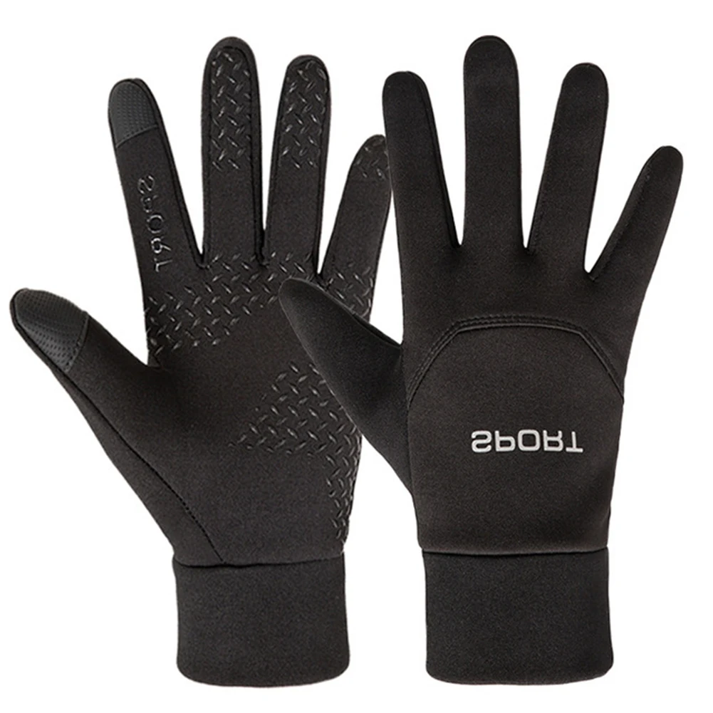 

Touch Screen Full Finger Cycling Gloves Winter Bike Gloves Anti-Silp Waterproof Motorcycle Skiing Gloves For Outdoor Sport Men