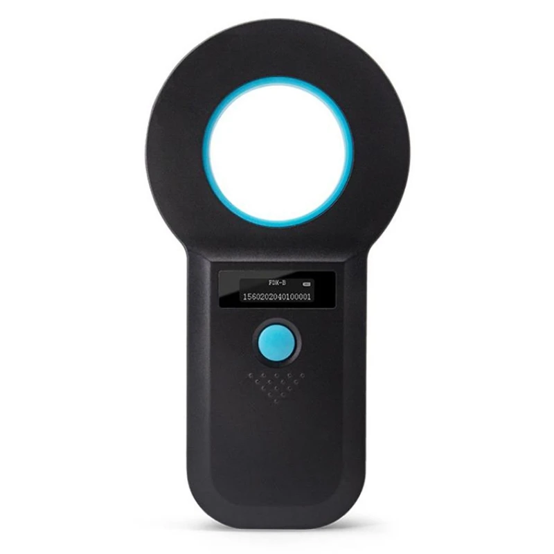 

Сканер микрочипа D5QC для домашних животных, Bluetooth-совместимый ручной считыватель чипов для животных с OLED-дисплеем высокой яркости