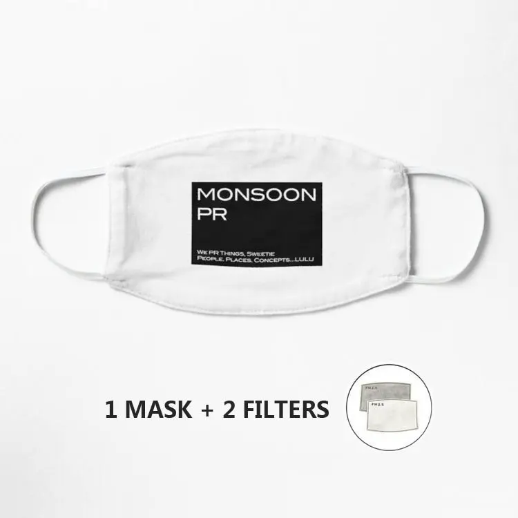 

MONSOON PR Mask Kids Adult Washable PM 2.5 Protective Reusable Dust Mask Cartoon