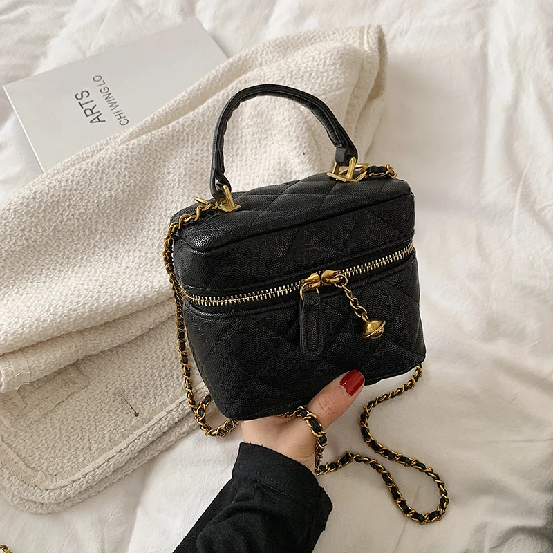 

Мини-сумка в клетку со стразами, модная косметичка, женская сумка через плечо, дизайнерская женская сумка-тоут и кошелек, роскошная сумка че...