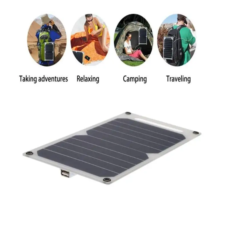 painel de energia solar portatil carregador usb de 10w 6v para o ar livre carregador