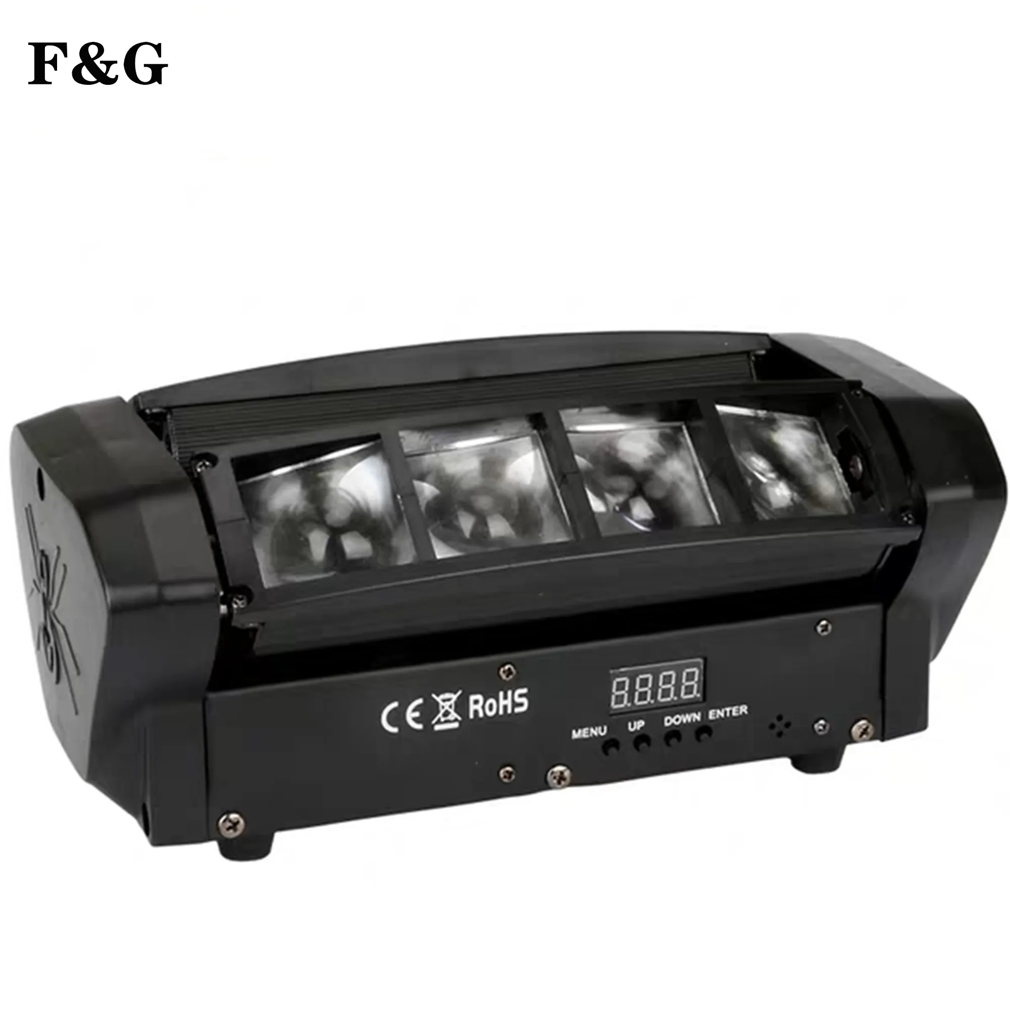 Free shipping RGBW LED Moving Head Light Mini Spider Beam lights DMX Stage Lighting 8*10W Spider Light Good for Nightclub Party