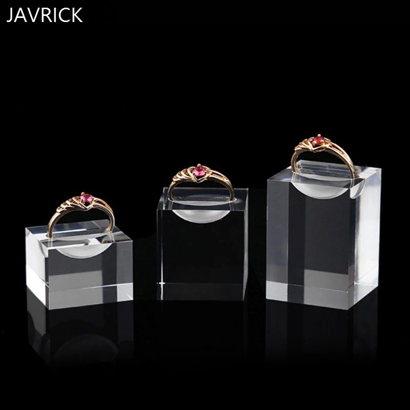 Держатель для ювелирных изделий из прозрачного акрила подставка витрина колец