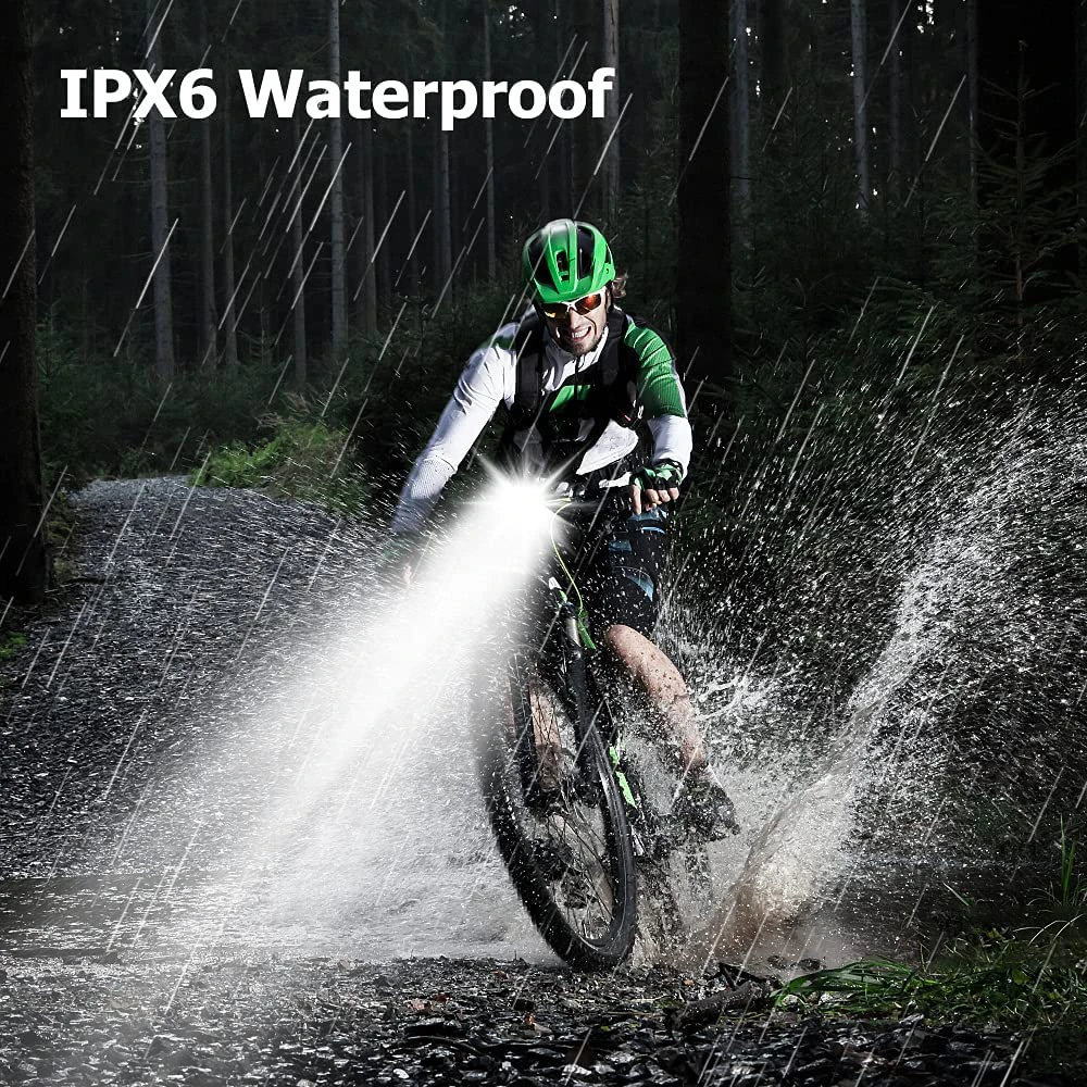 30000 Lumens 8T6 Bike Light USB Rechargeable Powerful LED Bicycle Headlight MTB Flashlight Front Lamp as power bank | Спорт и