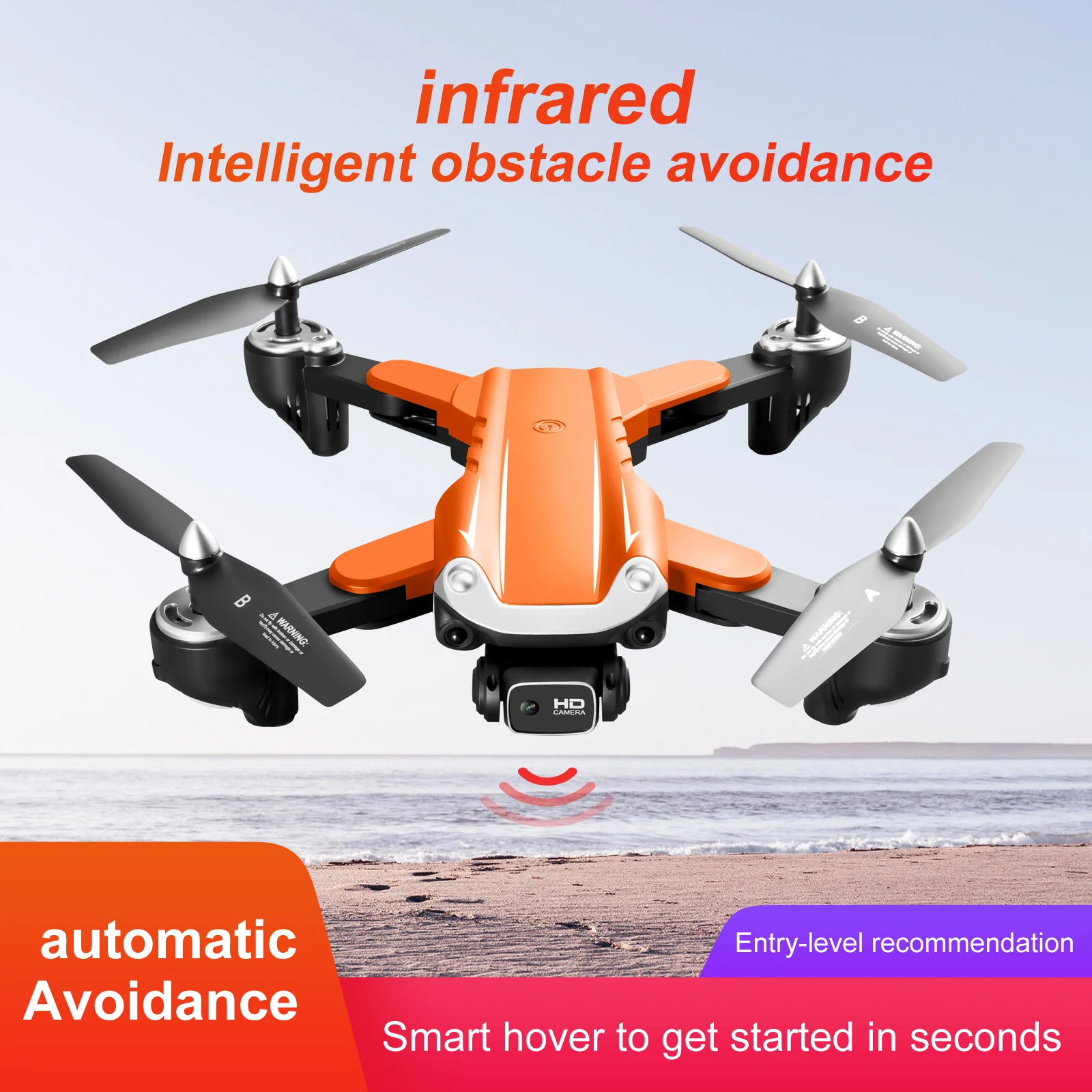 

2021 New S5 Drone 4K With Dual Camera Optical Flow Fixed Height RC Quadcopter Automatic Obstacle Avoidance Foldable Dron Boy Toy
