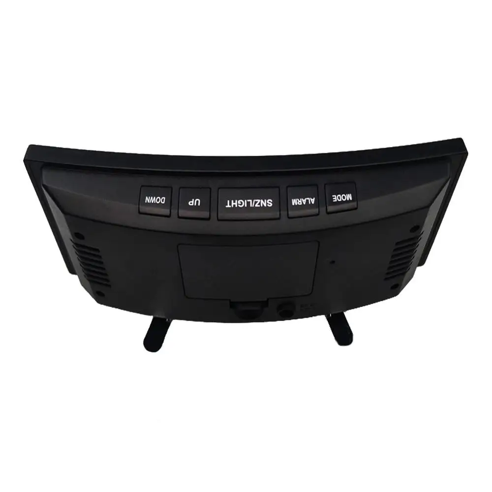 Цифровой будильник 7-дюймовые светодиодные цифровые часы с изогнутыми краями и