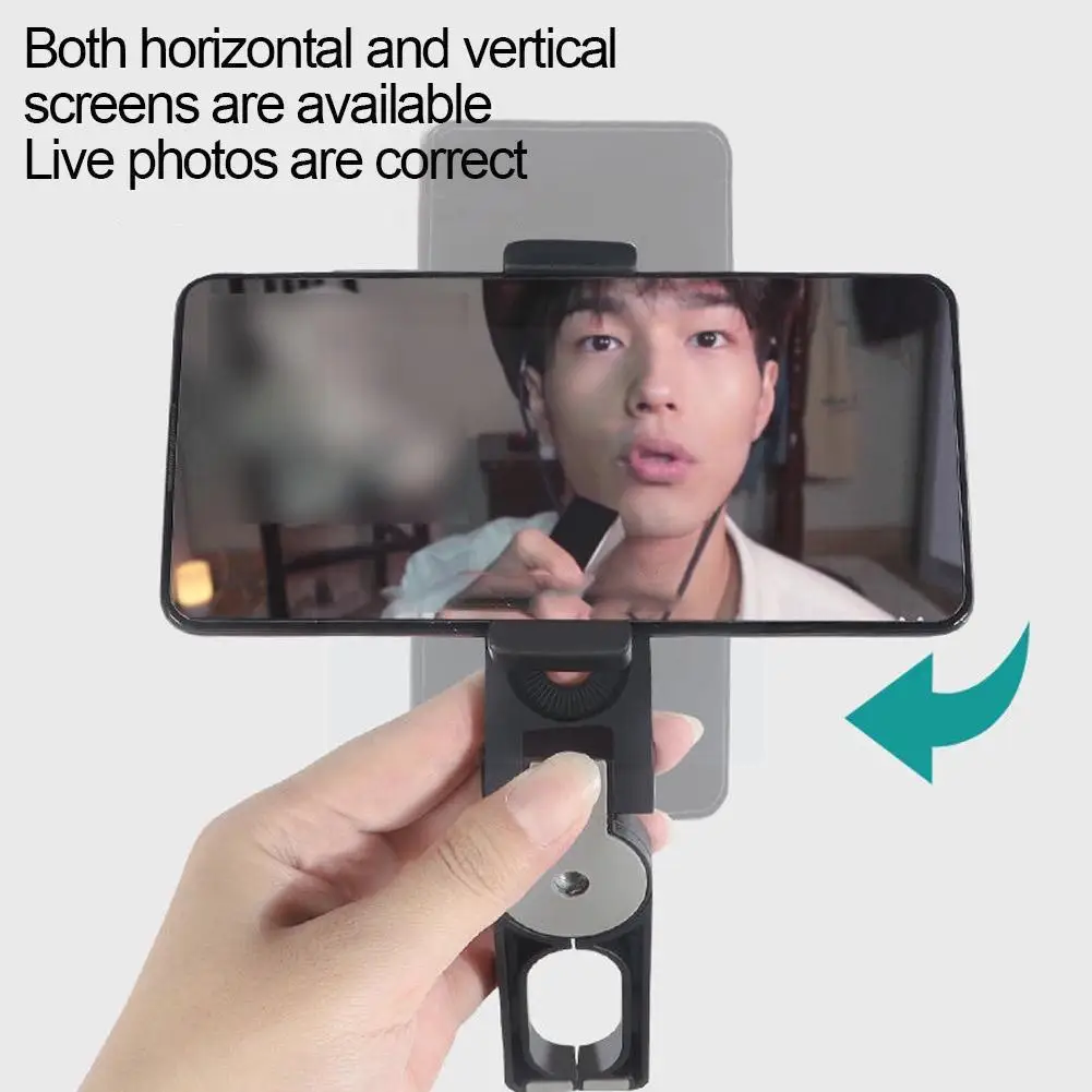 

Desktop Mobile Phone Holder Portable Foldable Cellphone Holder For Connected To A Tripod Selfie Universal Desk Table Phone M4h1