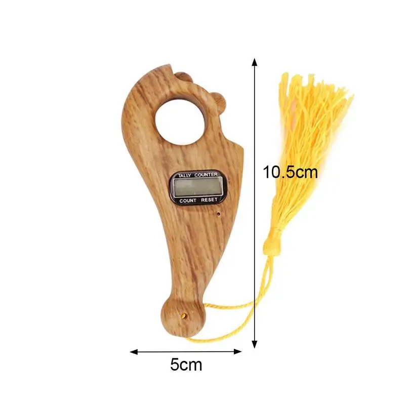 1 шт. портативные вращающиеся молитвенные бусины с цифровым счетчиком мини