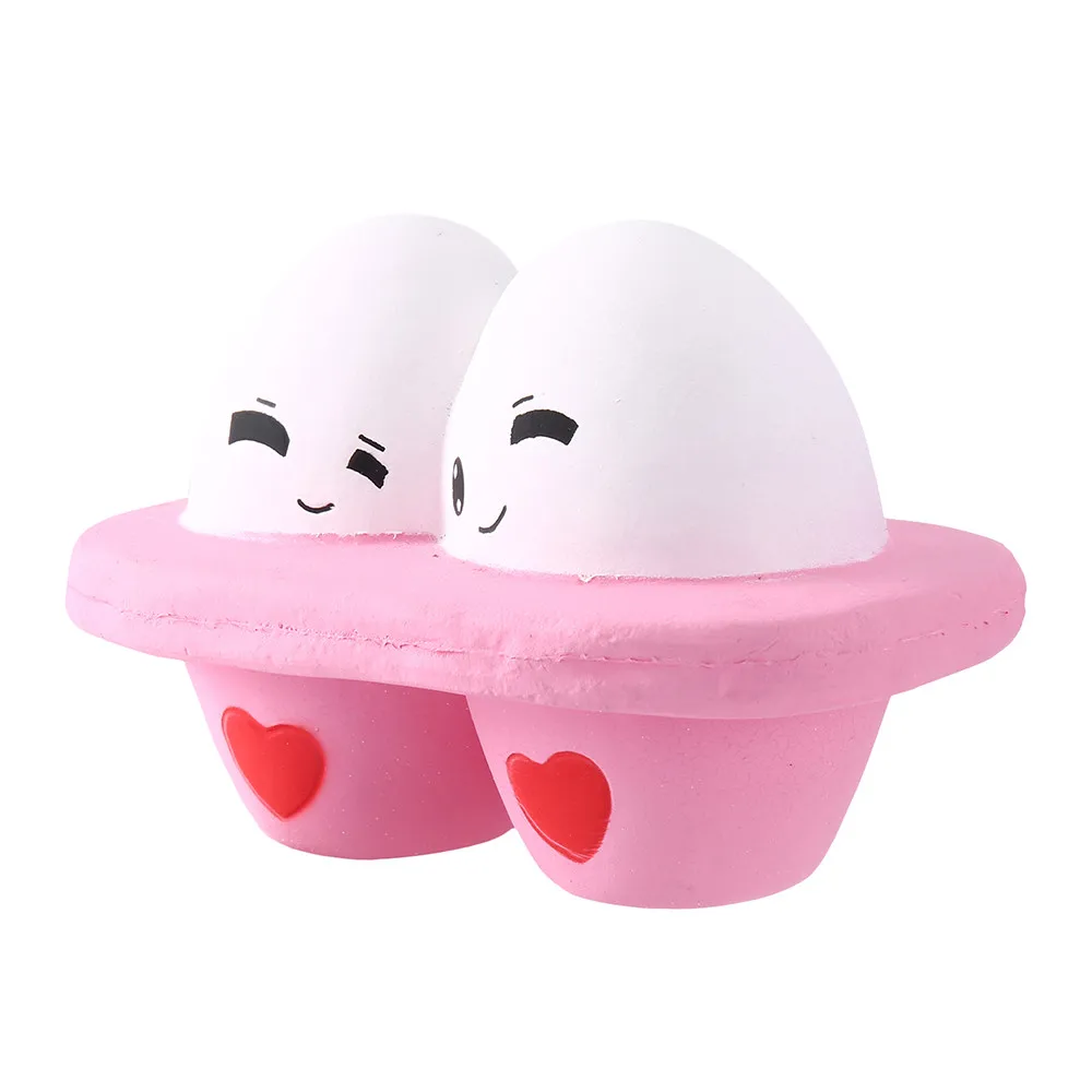 

Antistress Squishy Kawaii Cartoon Cute Egg Squishy Slow Rising Cream Scented Stress Reliever Toy Creativity Sensory Toy Gift
