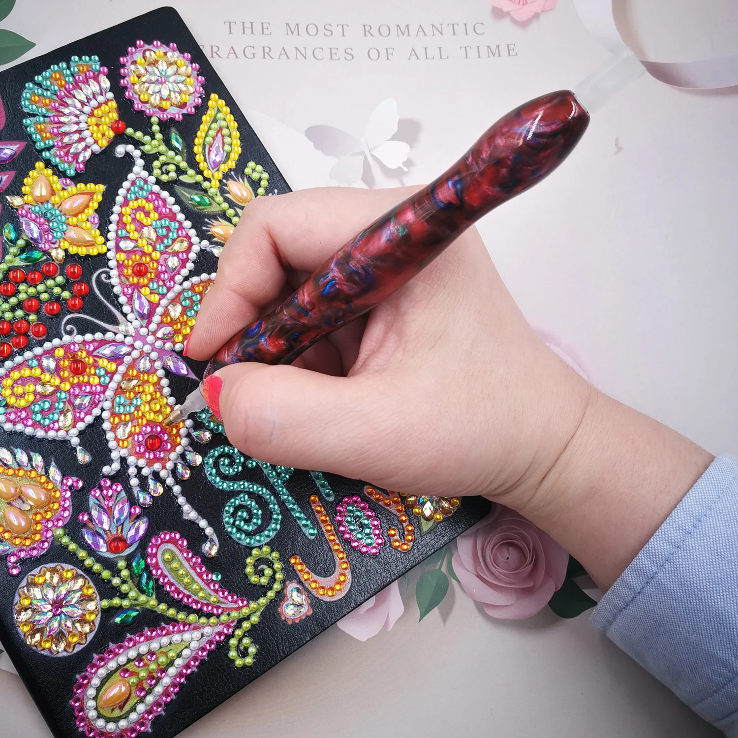 5D алмазная ручка для рисования ручной работы из смолы набор стилусов инструмент