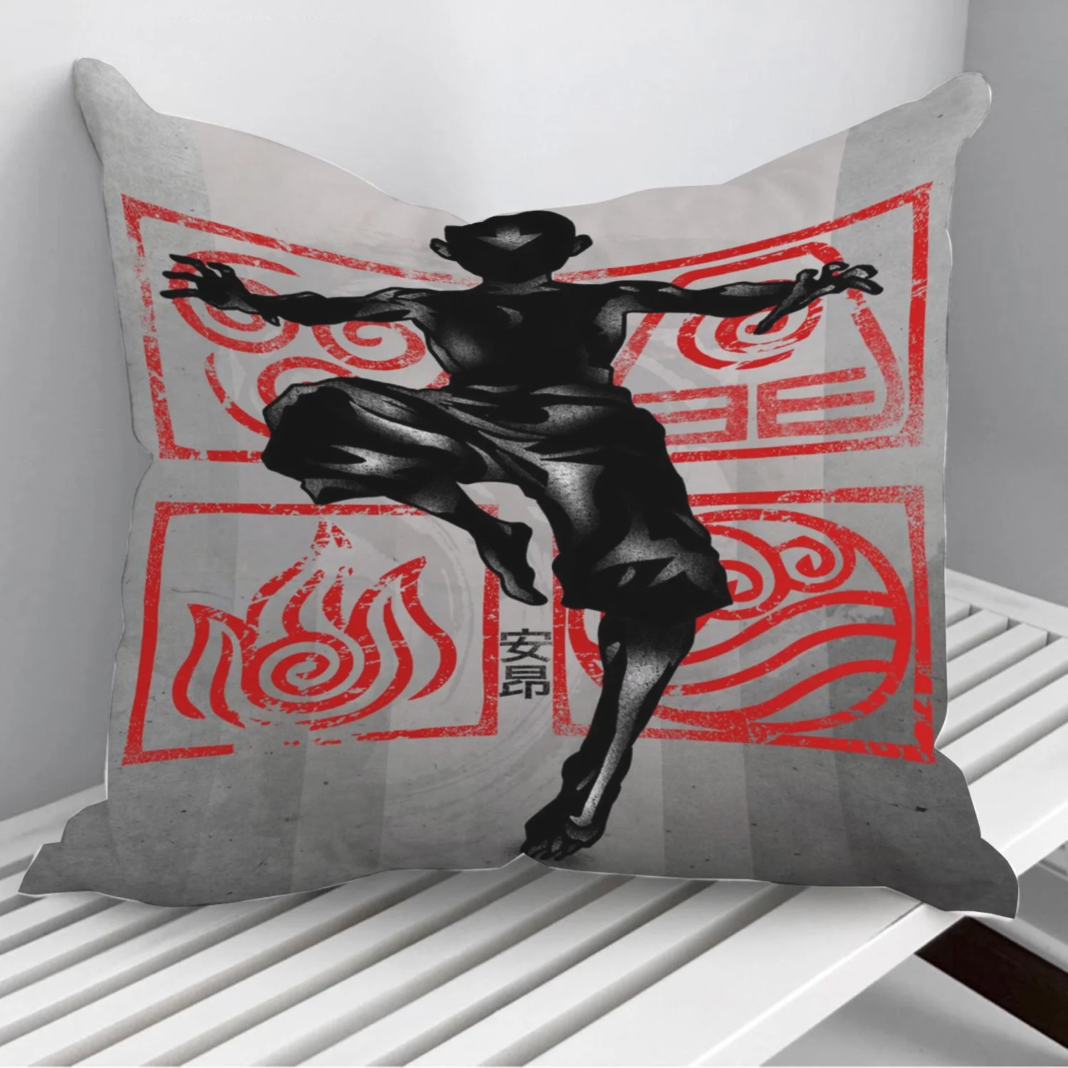 

Crimson Avatar Aang Pillowcase Decorative Sofa Cushion Case Bed Pillow Cover Home Decor Car Cushion Cover 45*45cm