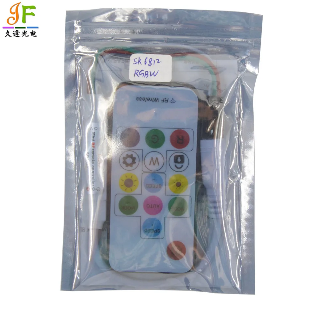 10 шт. SP103E Беспроводной RF SK6812 RGB/RGBW светодиодный контроллер DC5V 24V 14 ключ 300 видов